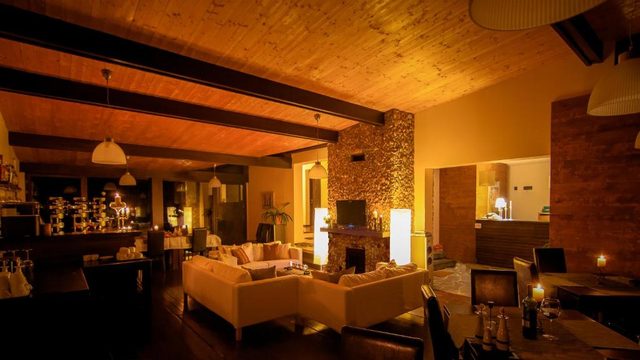 Bar & lounge area, evening