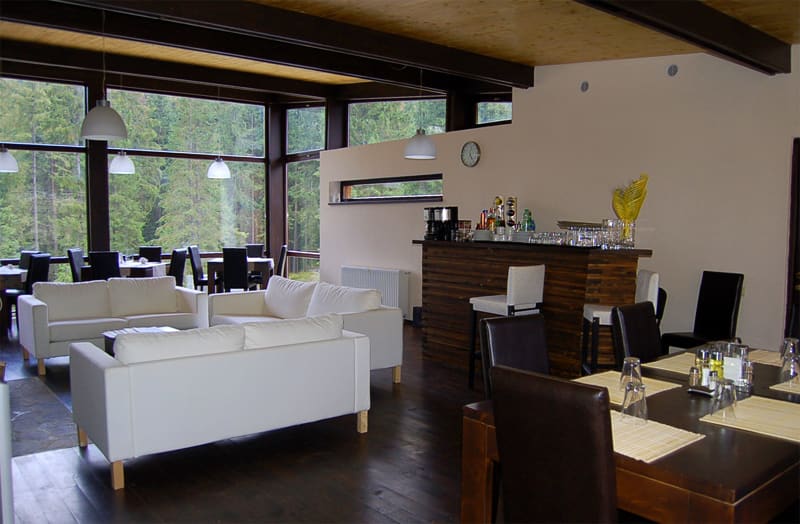 Lounge with panoramic view